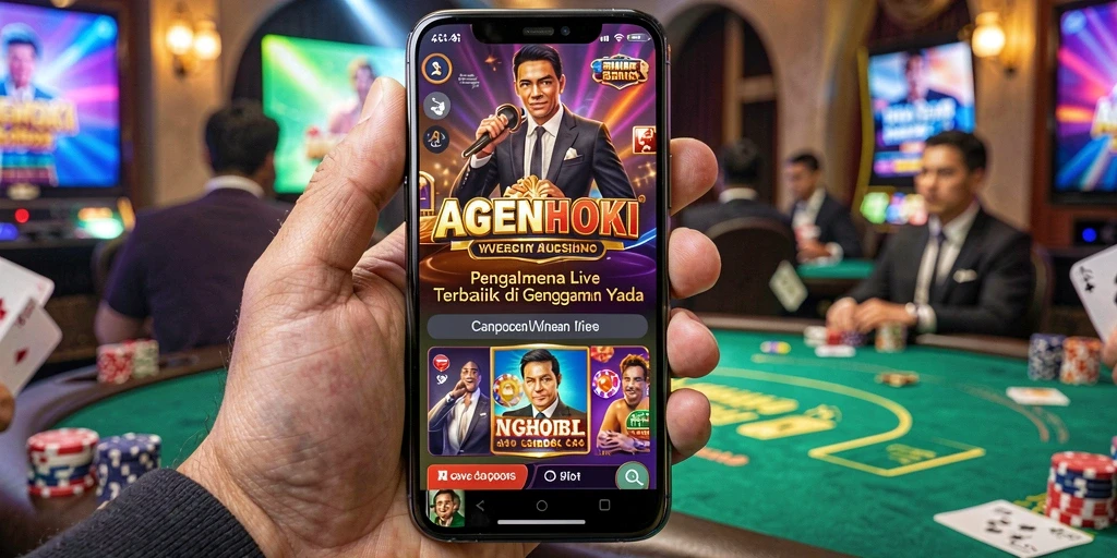 Tampilan gameplay nyata dari AGENHOKI dengan dealer profesional.