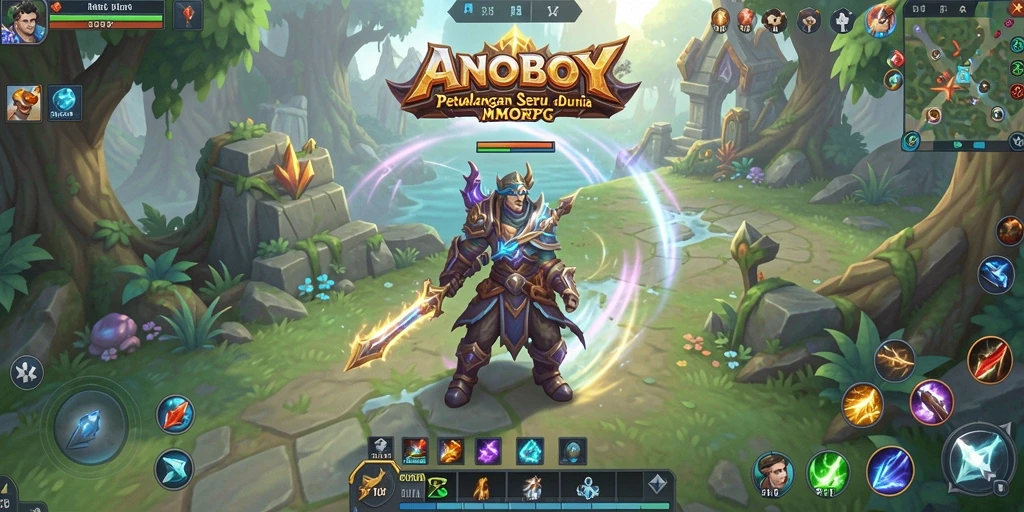 Tampilan gameplay ANOBOY yang memukau dengan grafis fantastis.