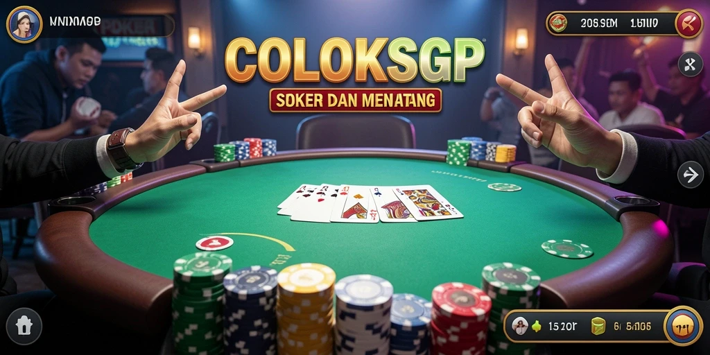Gameplay COLOKSGP yang seru dan menantang di dunia Poker.
