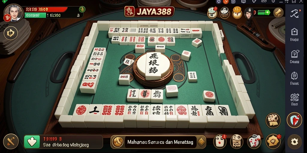Screenshot JAYA388 menampilkan gameplay Mahjong yang menarik dan menantang.
