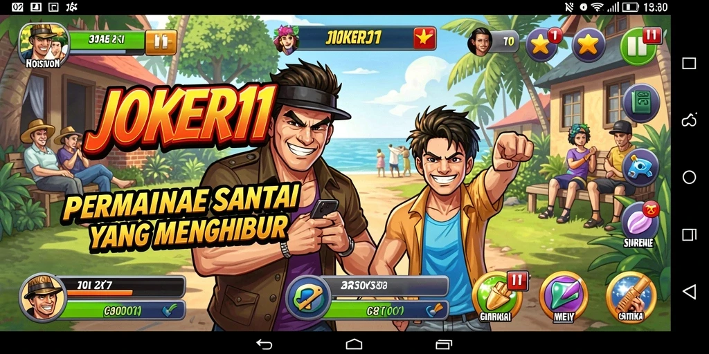 Screenshot gameplay JOKER11 yang seru dan menghibur.