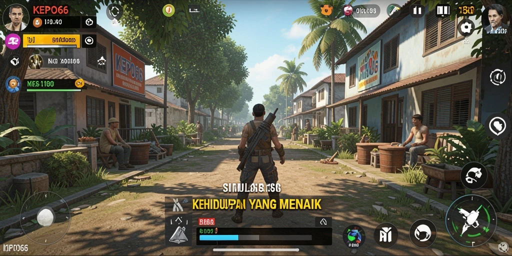 Tampilan menarik dari gameplay KEPO66 yang penuh aktivitas.