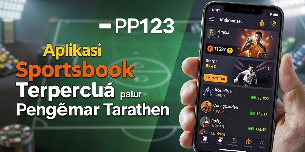 Tangkapan layar utama PP123 menunjukkan tampilan taruhan olahraga yang menarik dan interaktif.