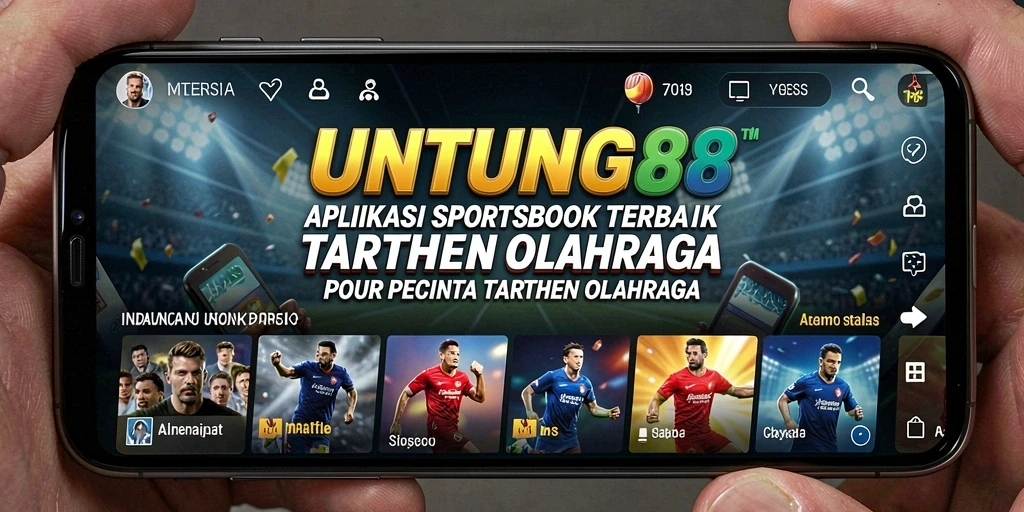 Tangkapan layar utama UNTUNG88 menampilkan antarmuka taruhan yang menarik.